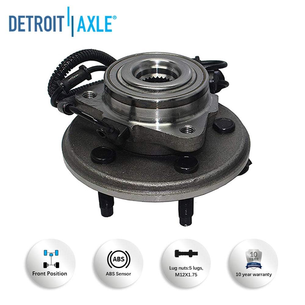 Detroit Axle - 4WD Front CV Axles Upper Control Arms for 2002-05 Ford Explorer — image 10