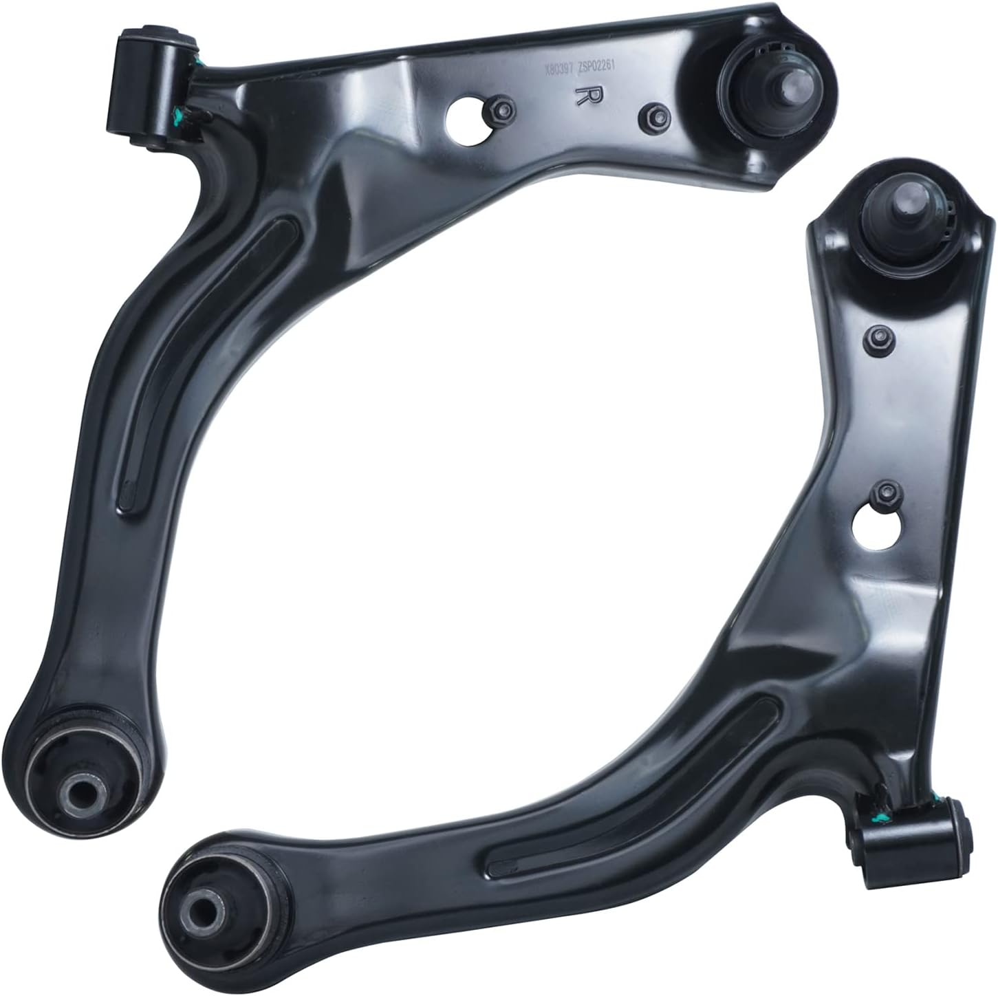 Detroit Axle - Front Lower Control Arms Wheel Hubs Kit for 2001-04 Ford Escape — image 4