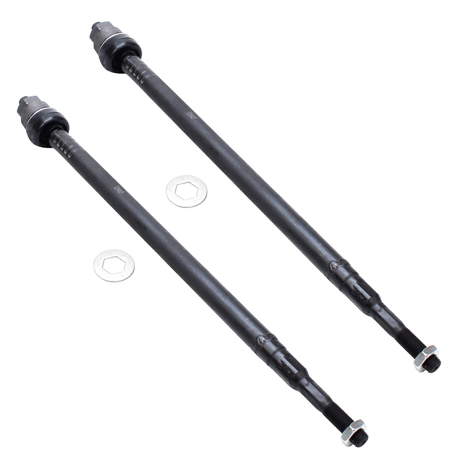 Detroit Axle - Front Rack  Pinion Wheel Bearings Tie Rods for 2001-2005 Civic — image 6