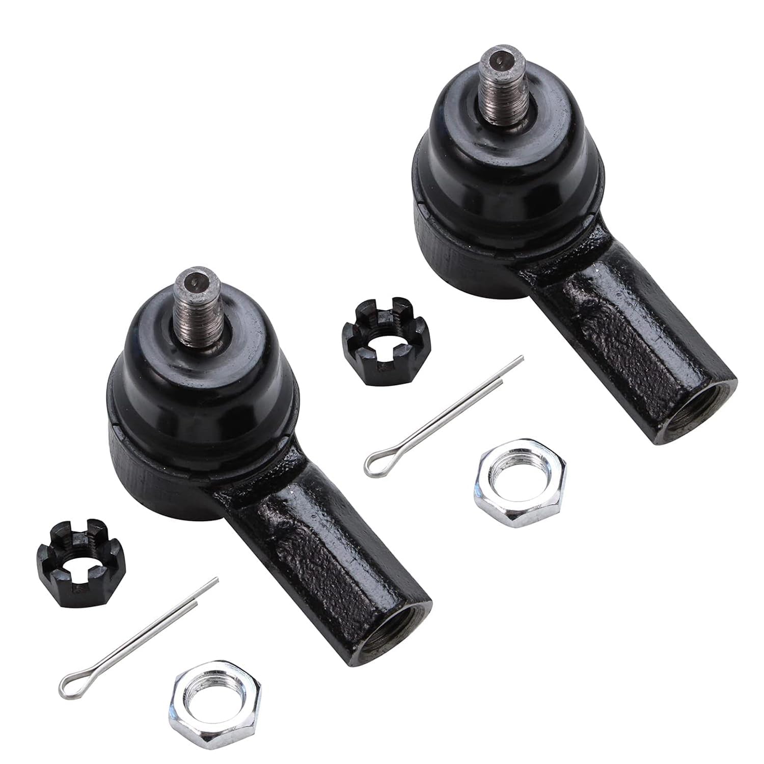 Detroit Axle - Front Rack  Pinion Wheel Bearings Tie Rods for 2001-2005 Civic — image 5