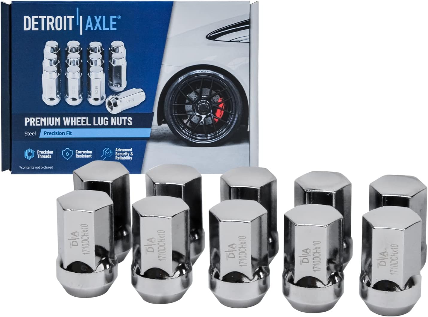 Detroit Axle - Front Disc Brake Rotors Wheel Hubs for 2007 2008-09 Aspen Durango — image 6