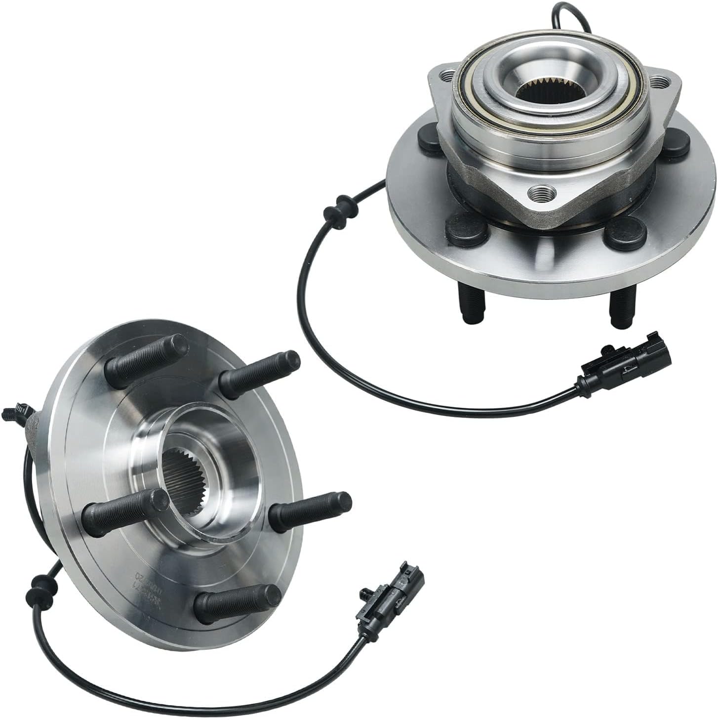 Detroit Axle - Front Disc Brake Rotors Wheel Hubs for 2007 2008-09 Aspen Durango — image 5