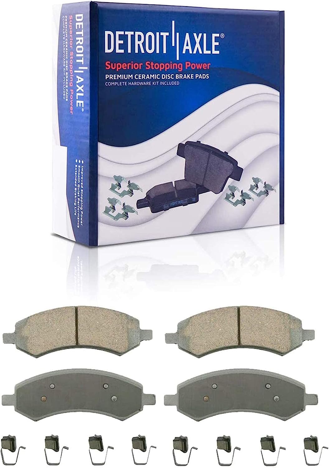 Detroit Axle - Front Disc Brake Rotors Wheel Hubs for 05-10 Dodge Dakota Raider — image 7