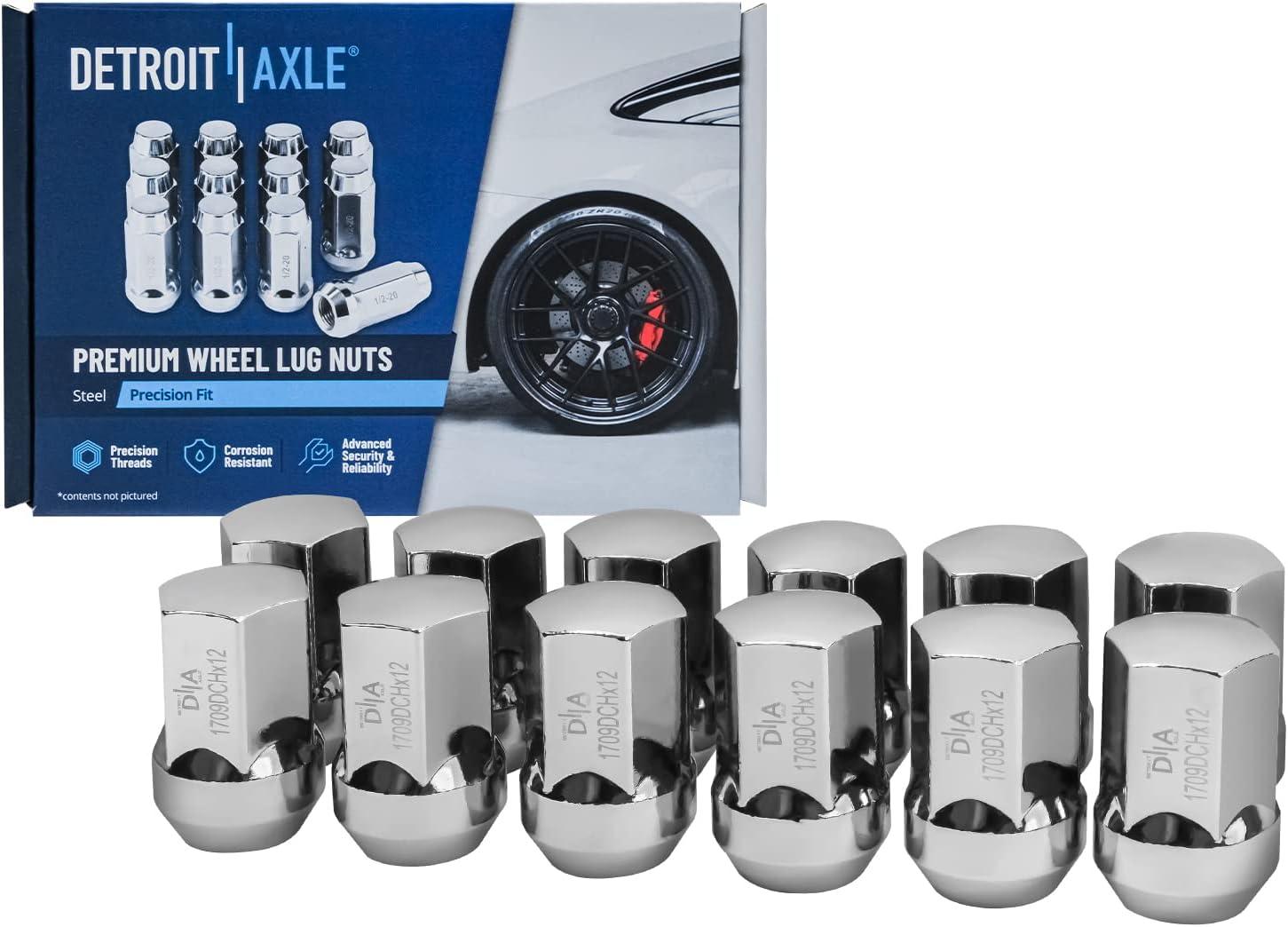 Detroit Axle - Front Drilled Brake Rotors Wheel Hubs for 2012 2013-2018 Ram 1500 — image 6