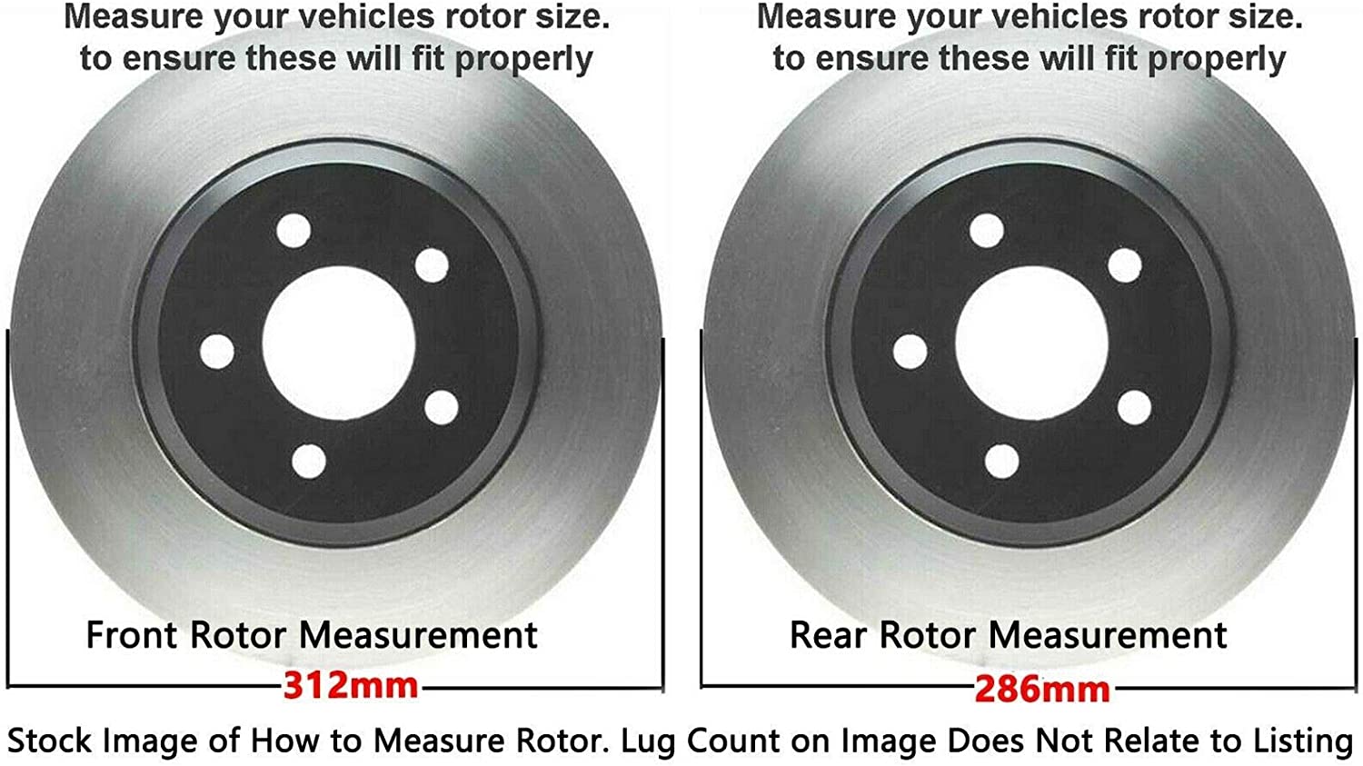 Detroit Axle - Front Rear Disc Rotors Brake Pads for VW Jetta Passat GTI Audi A3 — image 8