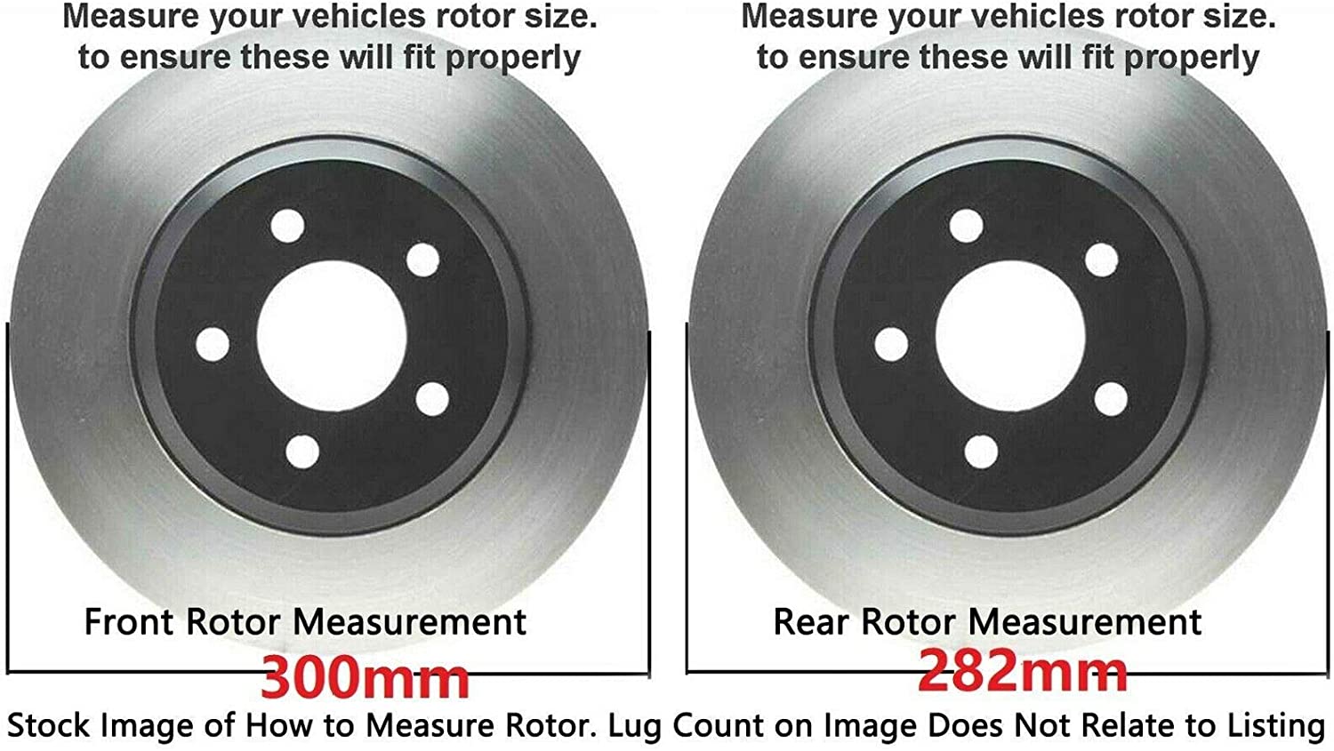 Detroit Axle - Front Rear Drilled Brake Kit for Acura TSX Honda Accord — image 9