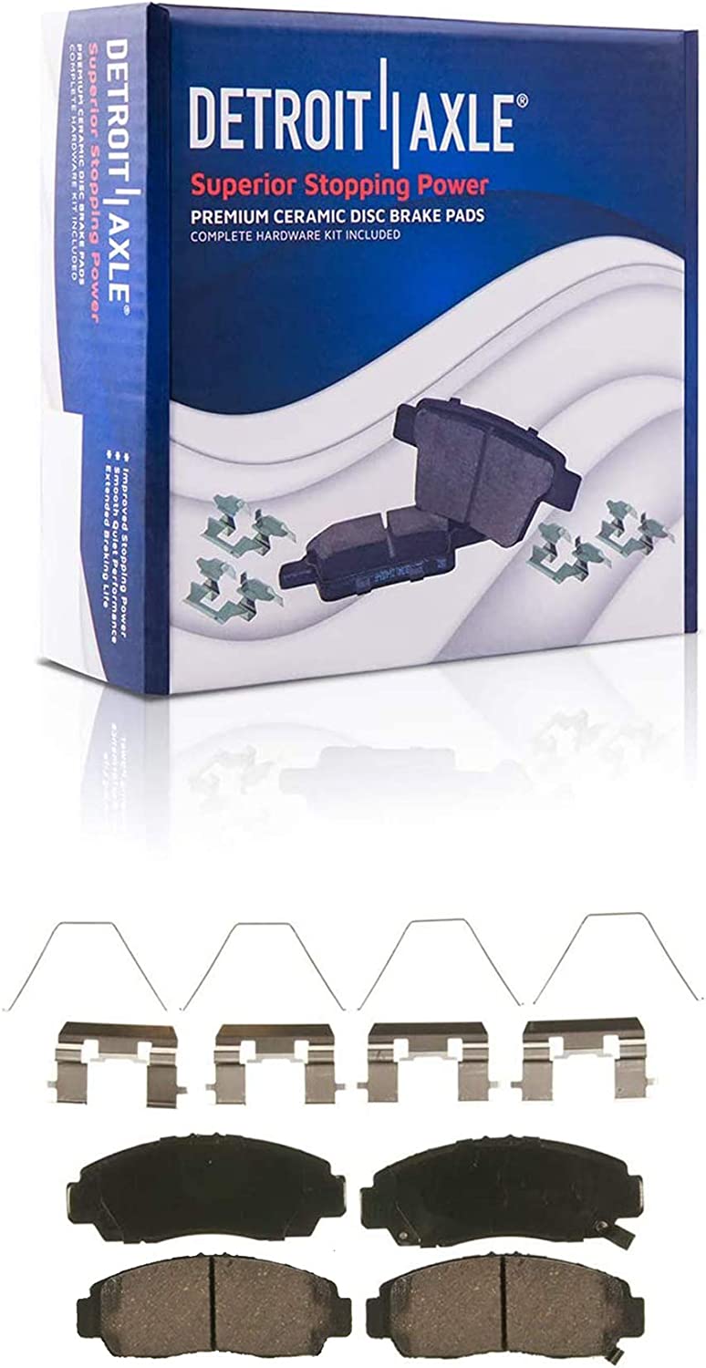 Detroit Axle - Front  Rear Disc Rotors Brake Pads for Acura TSX Honda Accord — image 6