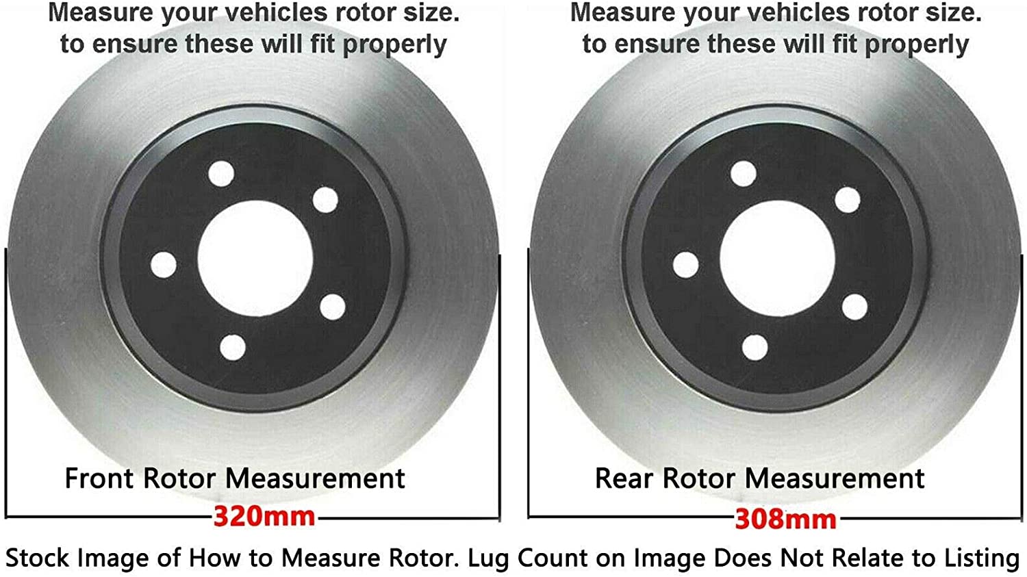 Detroit Axle - Front Rear Drilled Brake Kit For Nissan Murano Infiniti FX35 FX45 — image 7
