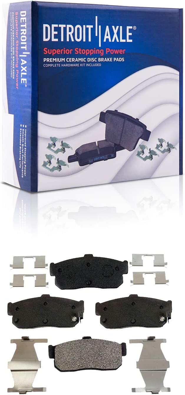 Detroit Axle - Front Rear Disc Rotors Brake Pads for Nissan Altima Infiniti G20 — image 7