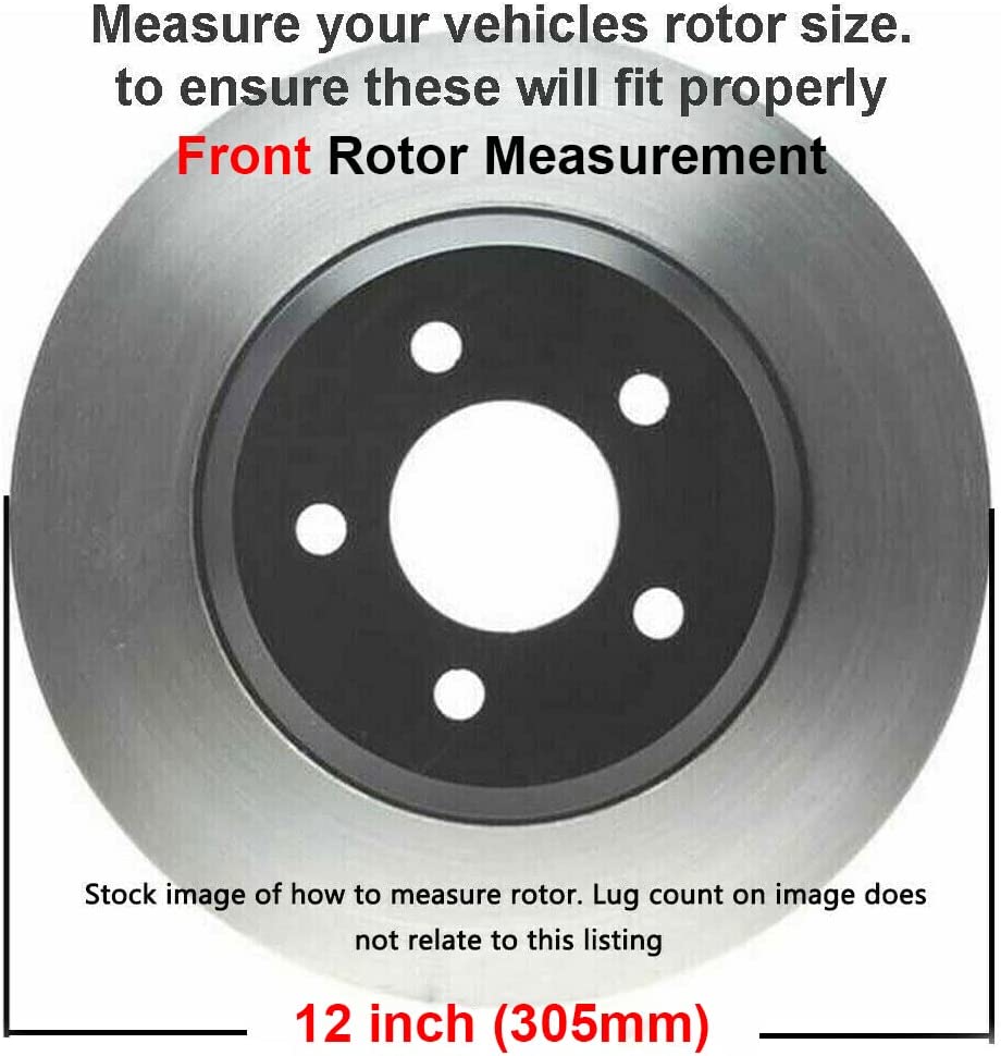 Detroit Axle - Front  Rear Rotors Brake Pads for GMC Envoy Trailblazer Bravada — image 7