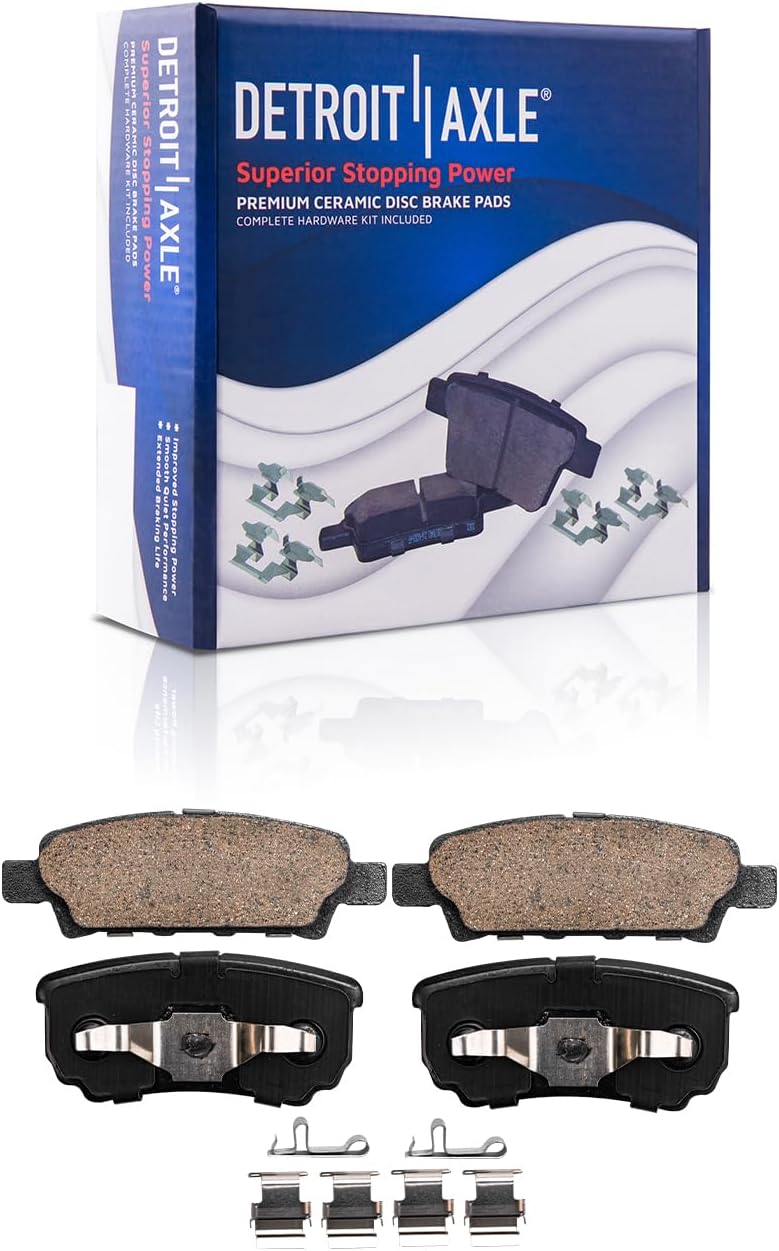 Detroit Axle - Front  Rear Rotors Brake Pads for Mitsubishi Lancer Caliber — image 7