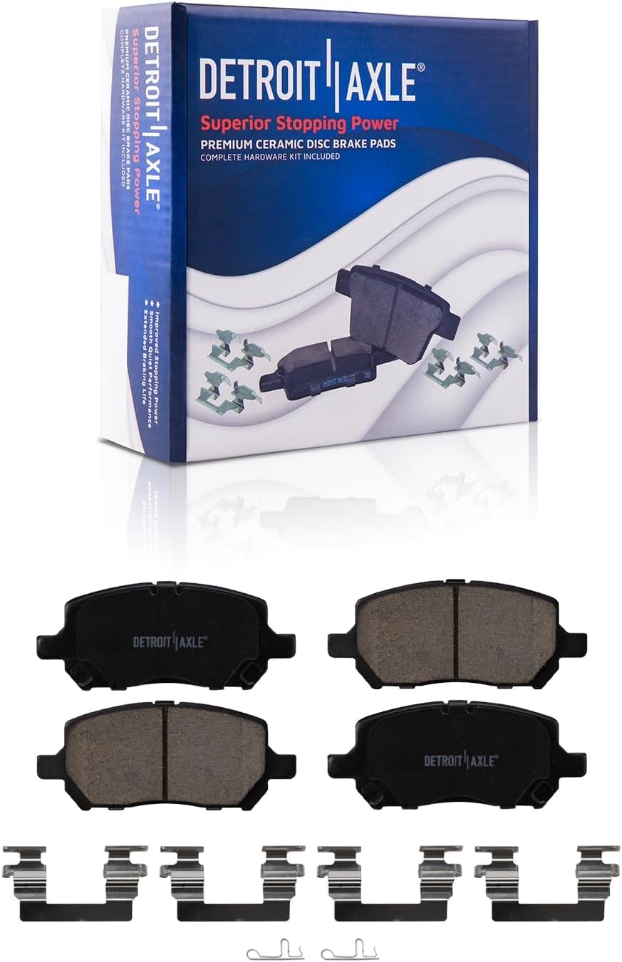 Detroit Axle - Front Rotors Brake Pads Rear Drums Brake Shoes for Cobalt G5 — image 5