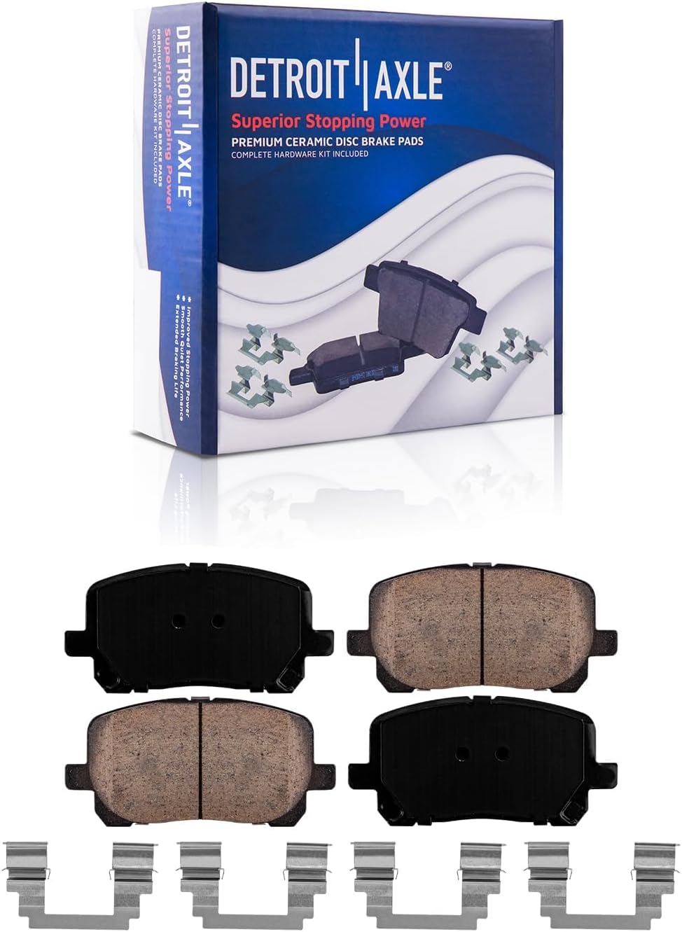 Detroit Axle - Front Rotors Ceramic Brake Pads Rear Drums Brake Shoes for Matrix — image 5