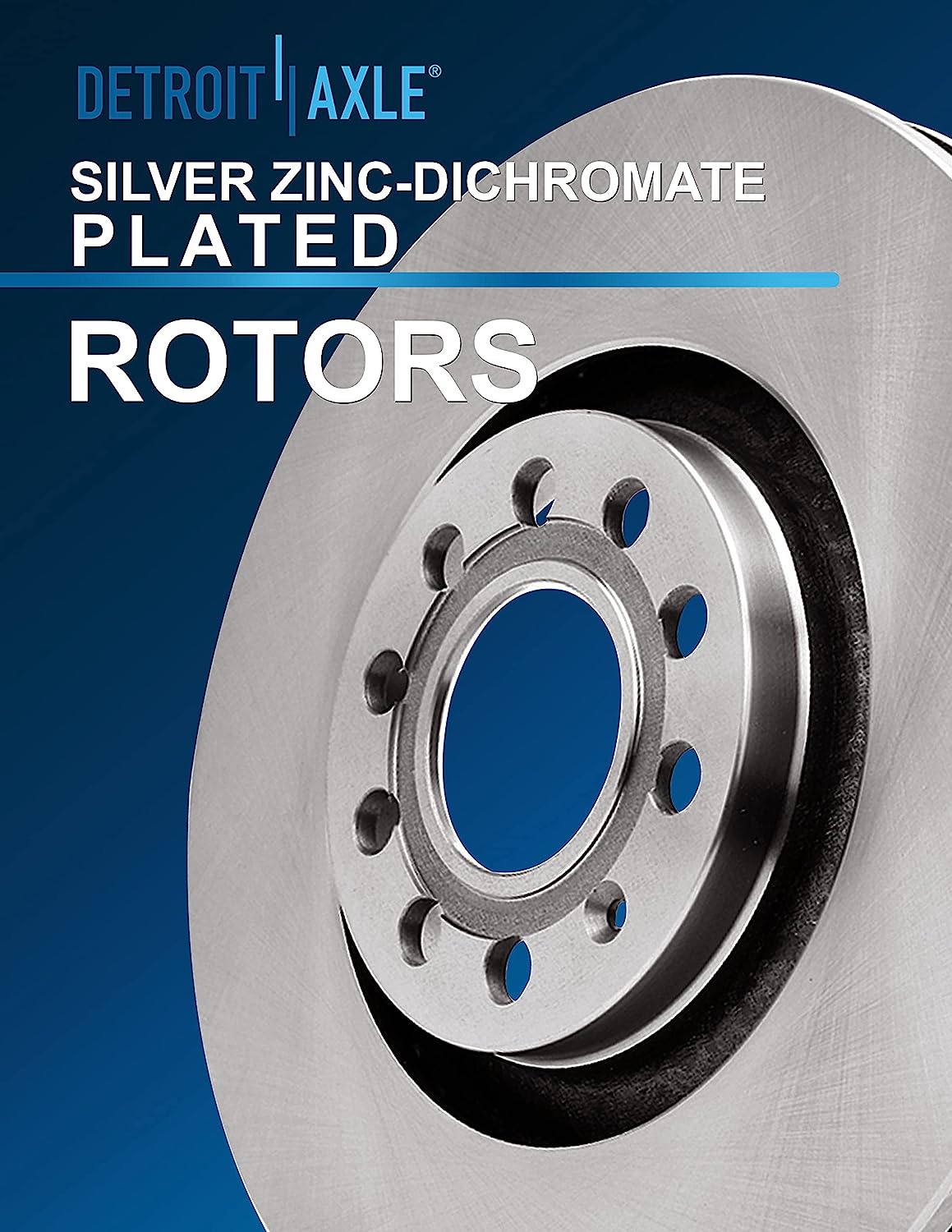 Detroit Axle - Front  Rear Disc Rotors Brake Pads Kit for 2015-2021 VW Passat — image 8