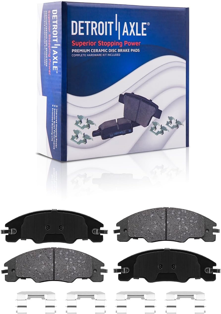 Detroit Axle - Front Drilled Rotors Brake Pads Rear Drums Shoes for 09-11 Focus — image 6