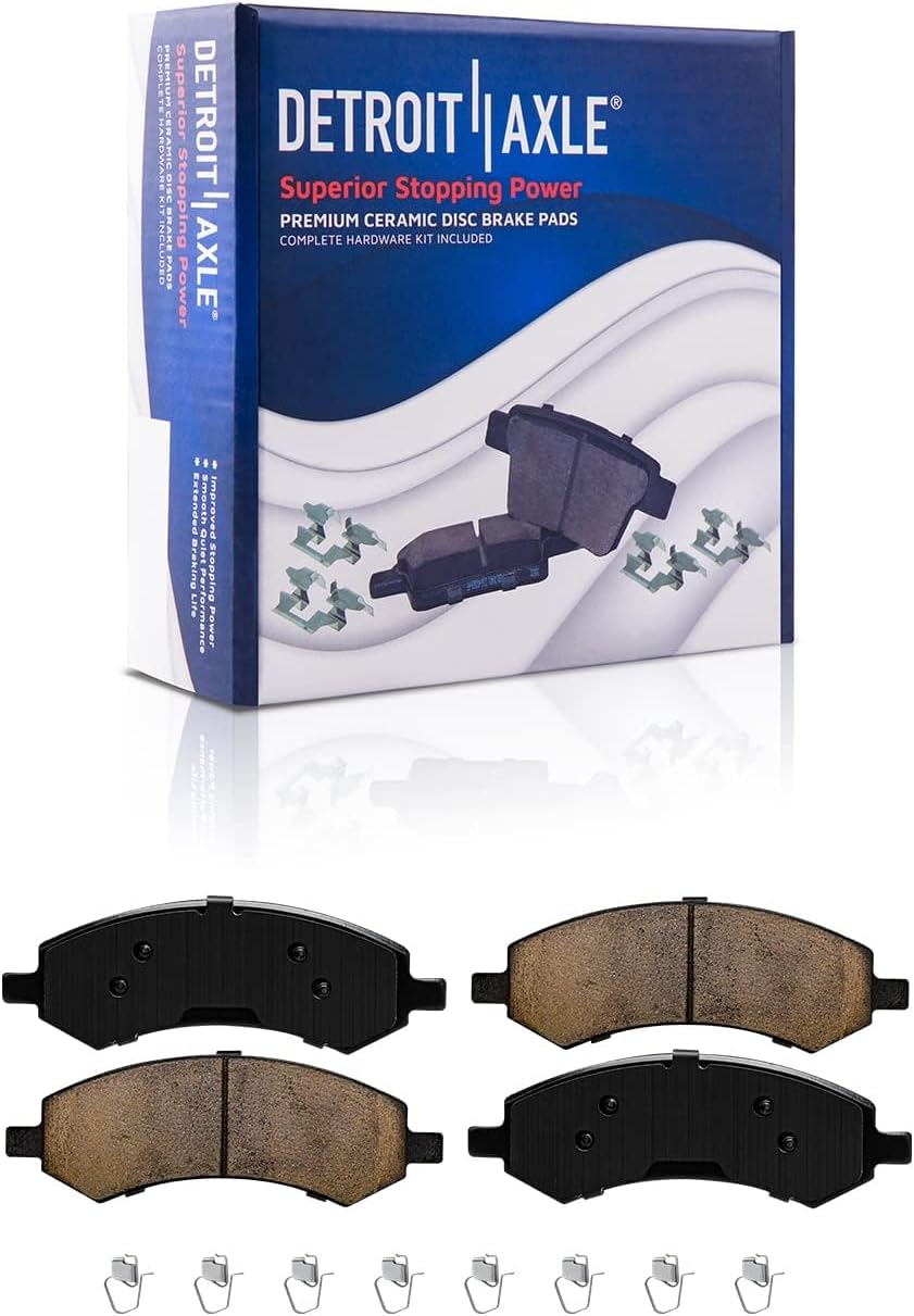 Detroit Axle - Front Rotors Brake Pads Rear Drums Shoes for Dodge Dakota Raider — image 5