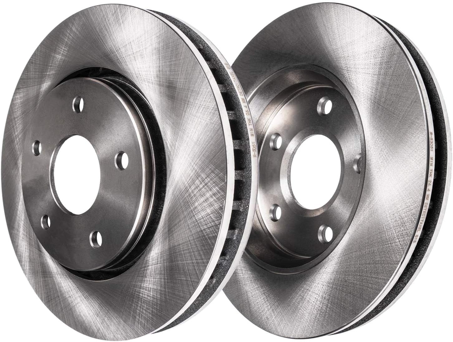 Detroit Axle - Front  Rear Rotors Ceramic Brake Pads for 2016-2022 Volvo XC90 — image 5