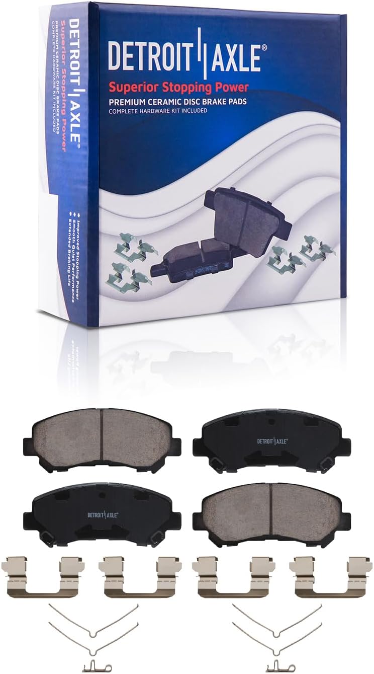 Detroit Axle - Front Rear Drilled Rotors Ceramic Brake Pads for Nissan Maxima — image 6