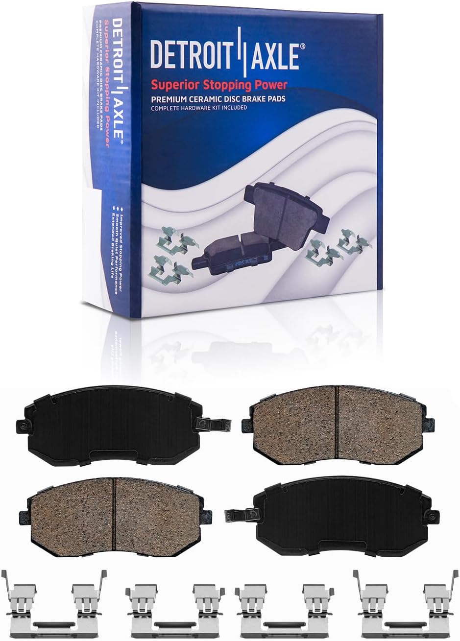 Detroit Axle - Front Rear Disc Rotors and Brake Pads for 2012-16 Subaru Impreza — image 6