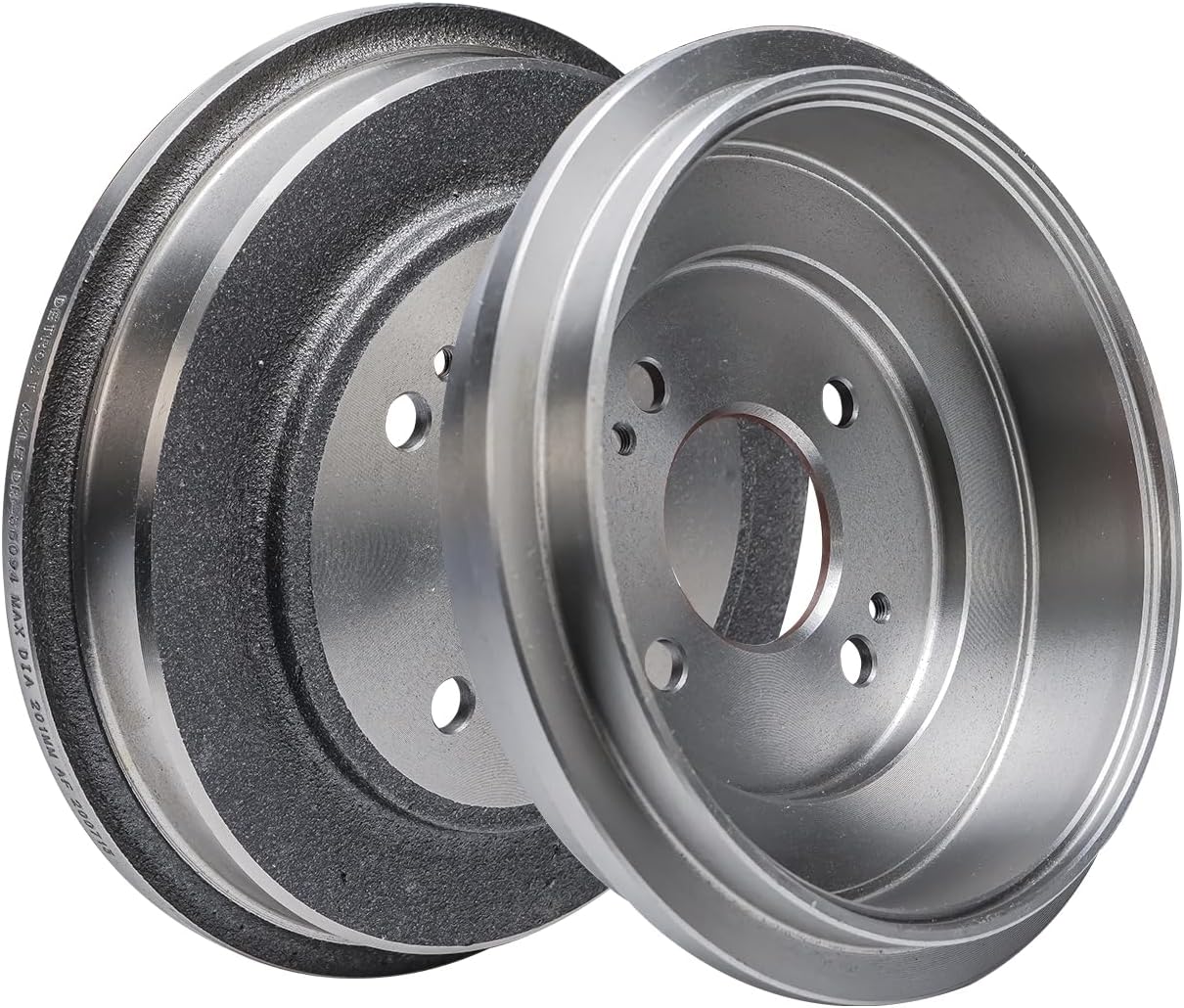 Detroit Axle - Front Drilled Rotors Pads Rear Drums Shoes for 2009-13 Honda Fit — image 6