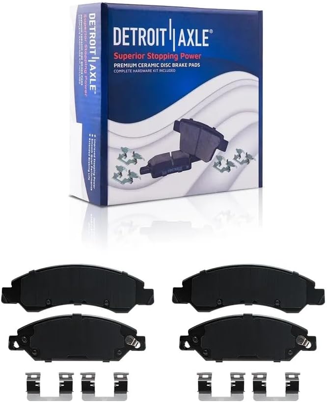 Detroit Axle - Front Drilled Rotors Pads Rear Drums Shoes for Silverado 1500 — image 5