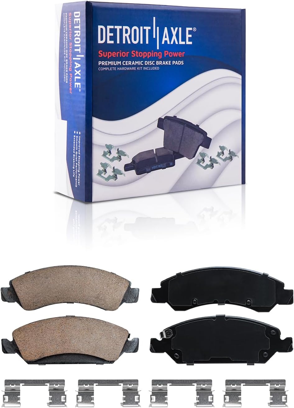 Detroit Axle - Front  Rear Rotors Brake Pads for Escalade Silverado Sierra 1500 — image 6