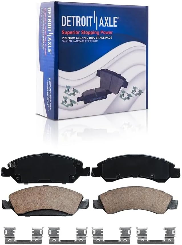 Detroit Axle - Front Drilled Rotors Pads Rear Drums Shoes Kit for Silverado 1500 — image 5
