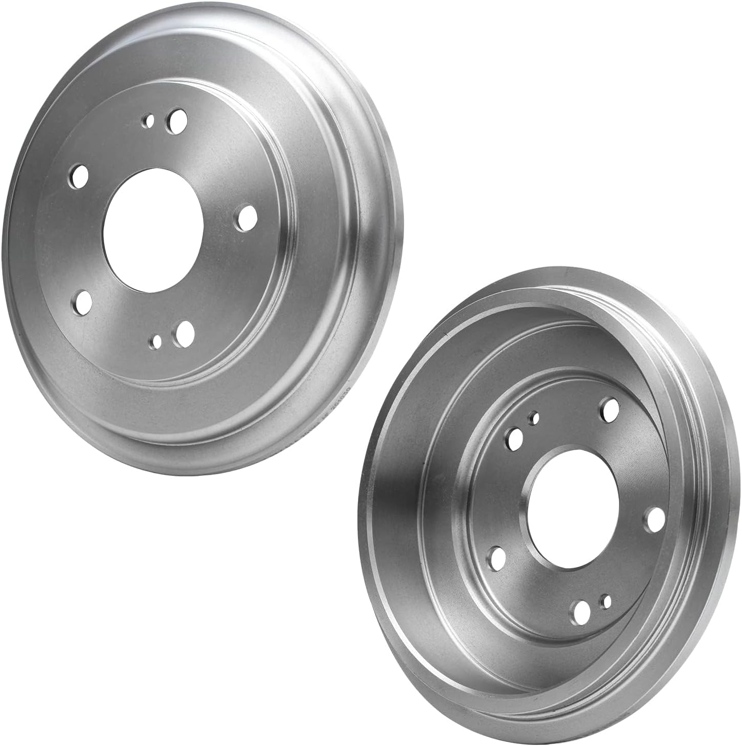 Detroit Axle - Front Drilled Rotors Pads Rear Drums Shoes for 12-15 Honda Civic — image 6