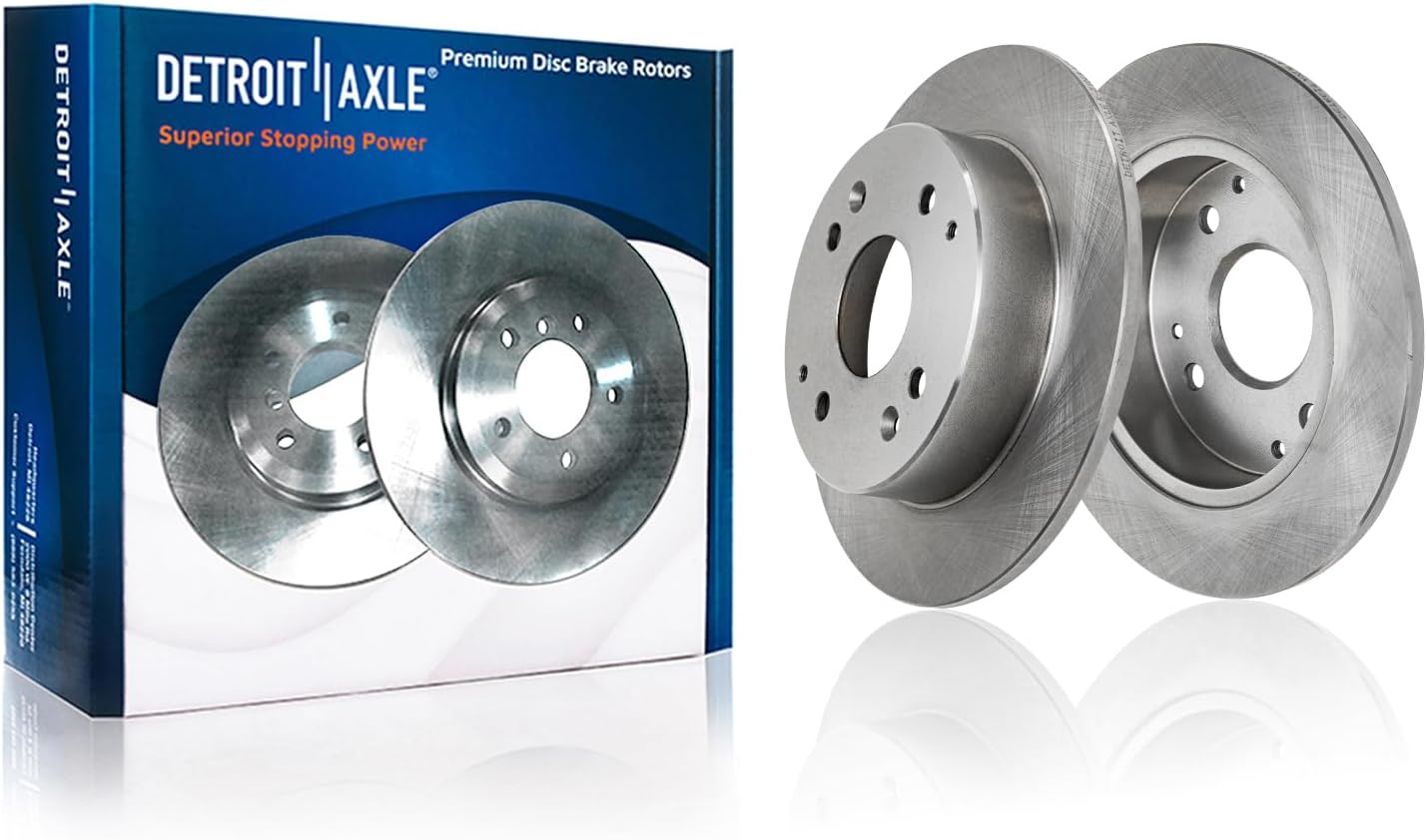 Detroit Axle - Front  Rear Rotors Ceramic Brake Pads for Acura CL Honda Accord — image 5