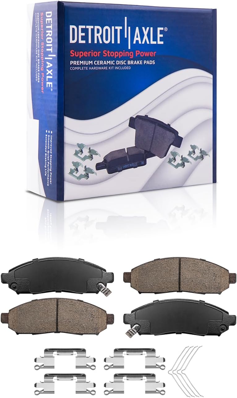 Detroit Axle - RWD Front  Rear Rotors Brake Pads for Nissan Frontier Equator — image 5