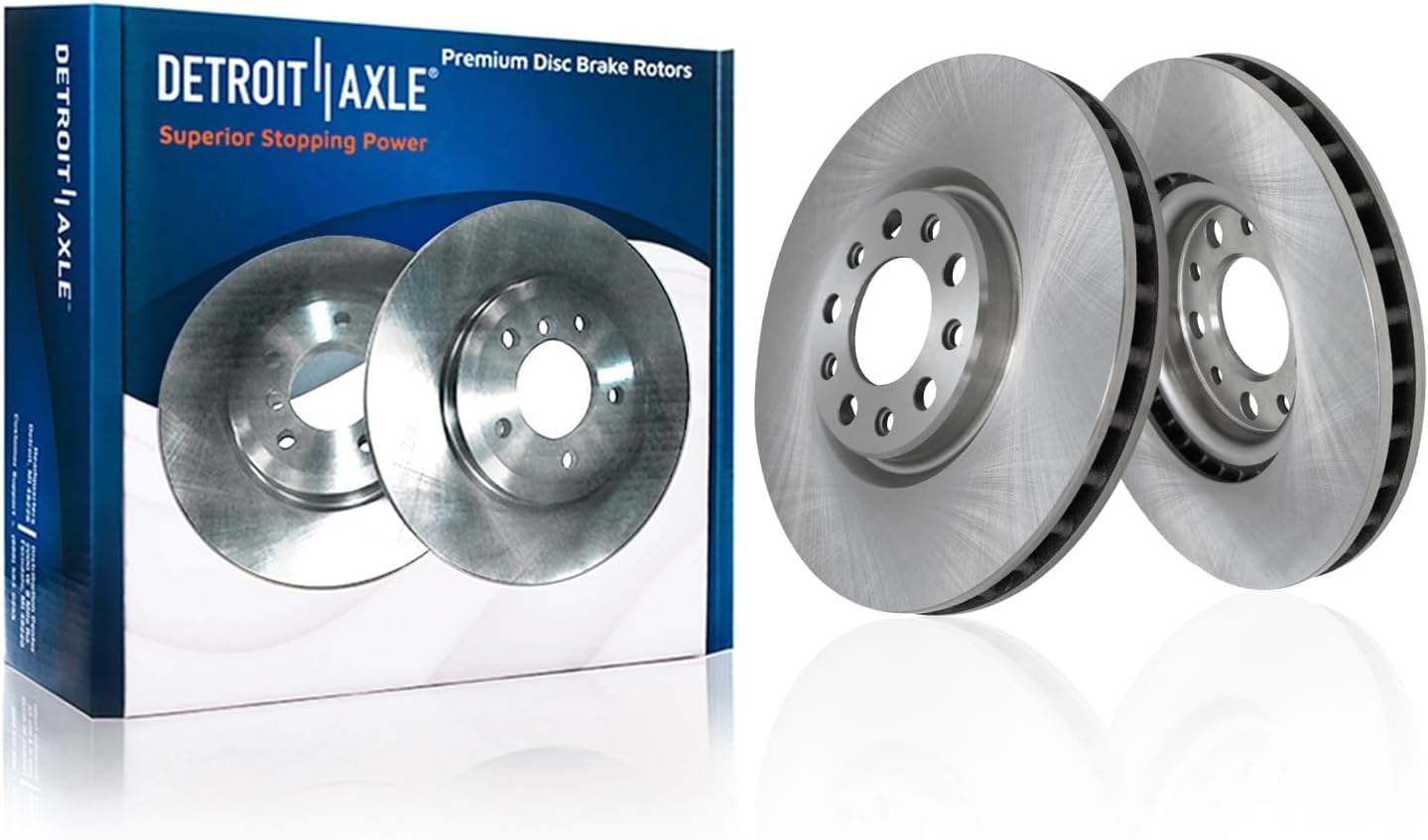 Detroit Axle - Front  Rear Disc Rotors Brake Pads for 2015-2017 Chrysler 200 — image 4