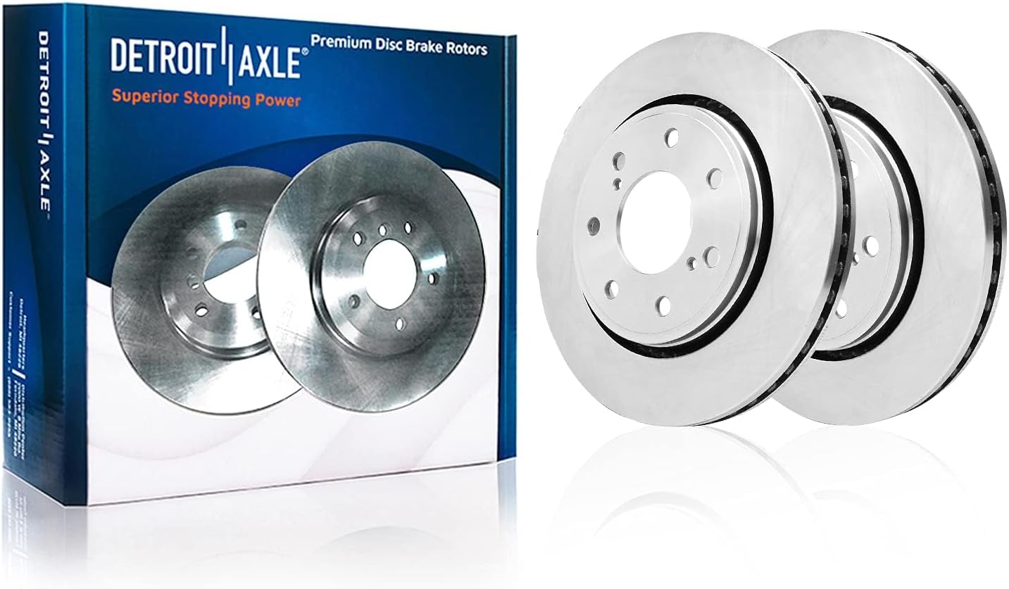 Detroit Axle - Front  Rear Disc Rotors Brake Pads Kit for 2012-2014 Ford F-150 — image 4