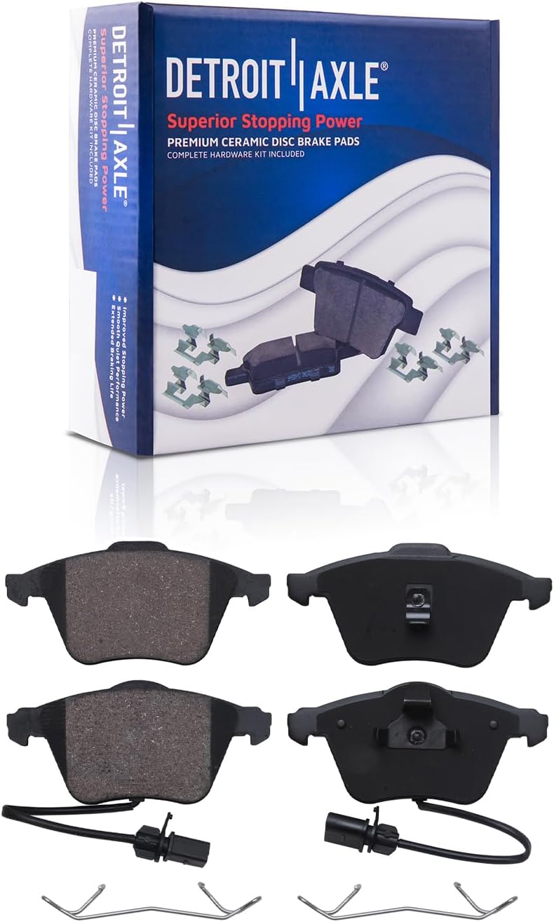 Detroit Axle - Front  Rear Rotors Ceramic Brake Pads for Volvo C70 S40 — image 6