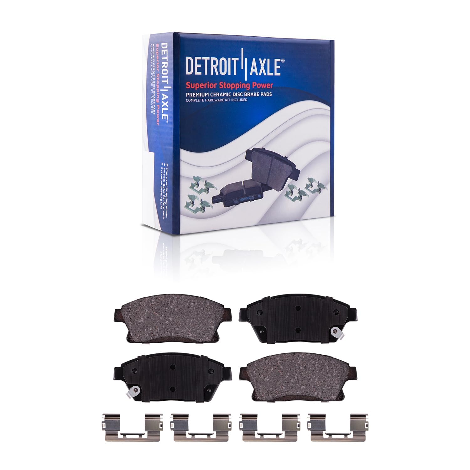 Detroit Axle - Front  Rear Drilled Rotors Brake Pads for Cadillac ATS — image 5
