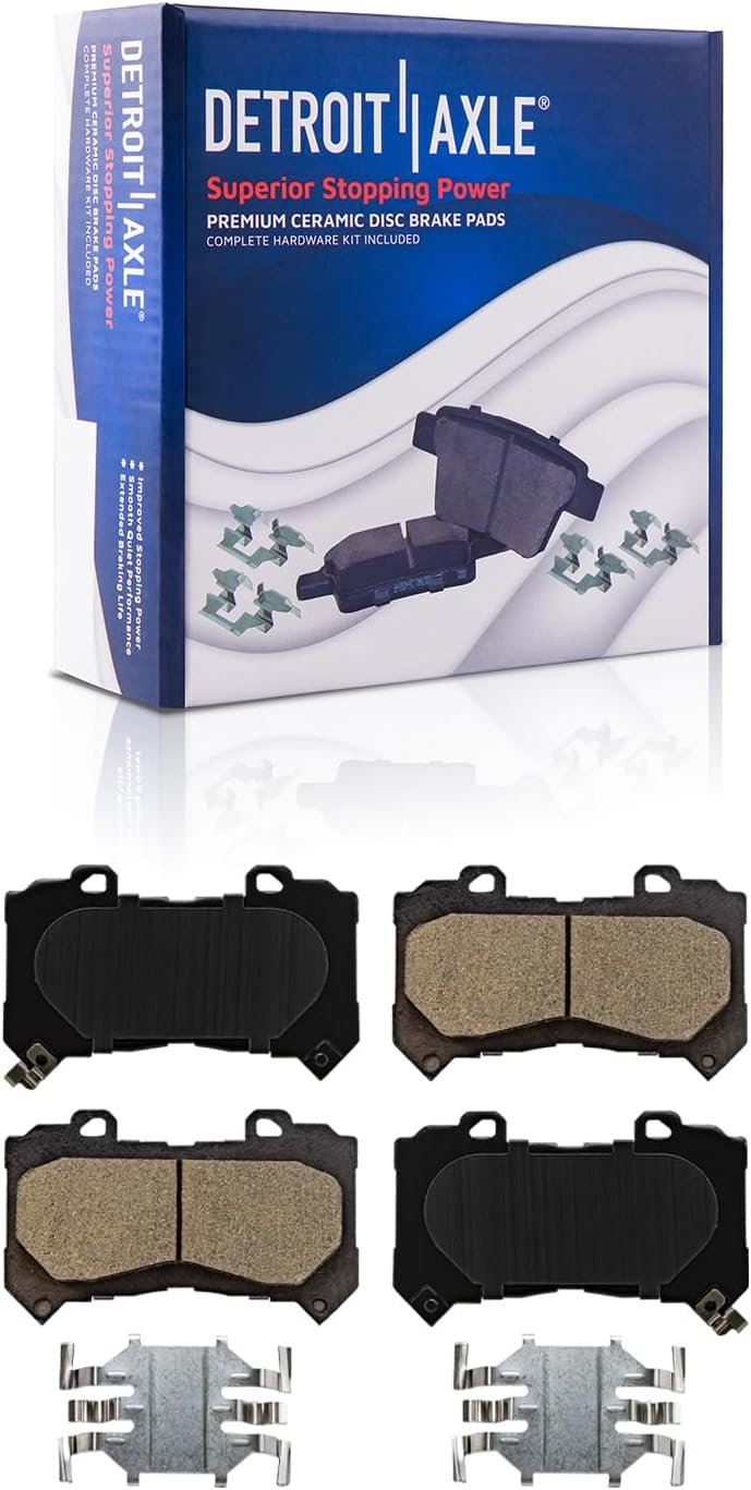Detroit Axle - Front  Rear Rotors Brake Pads for 2015-20 Chevy Colorado Canyon — image 6