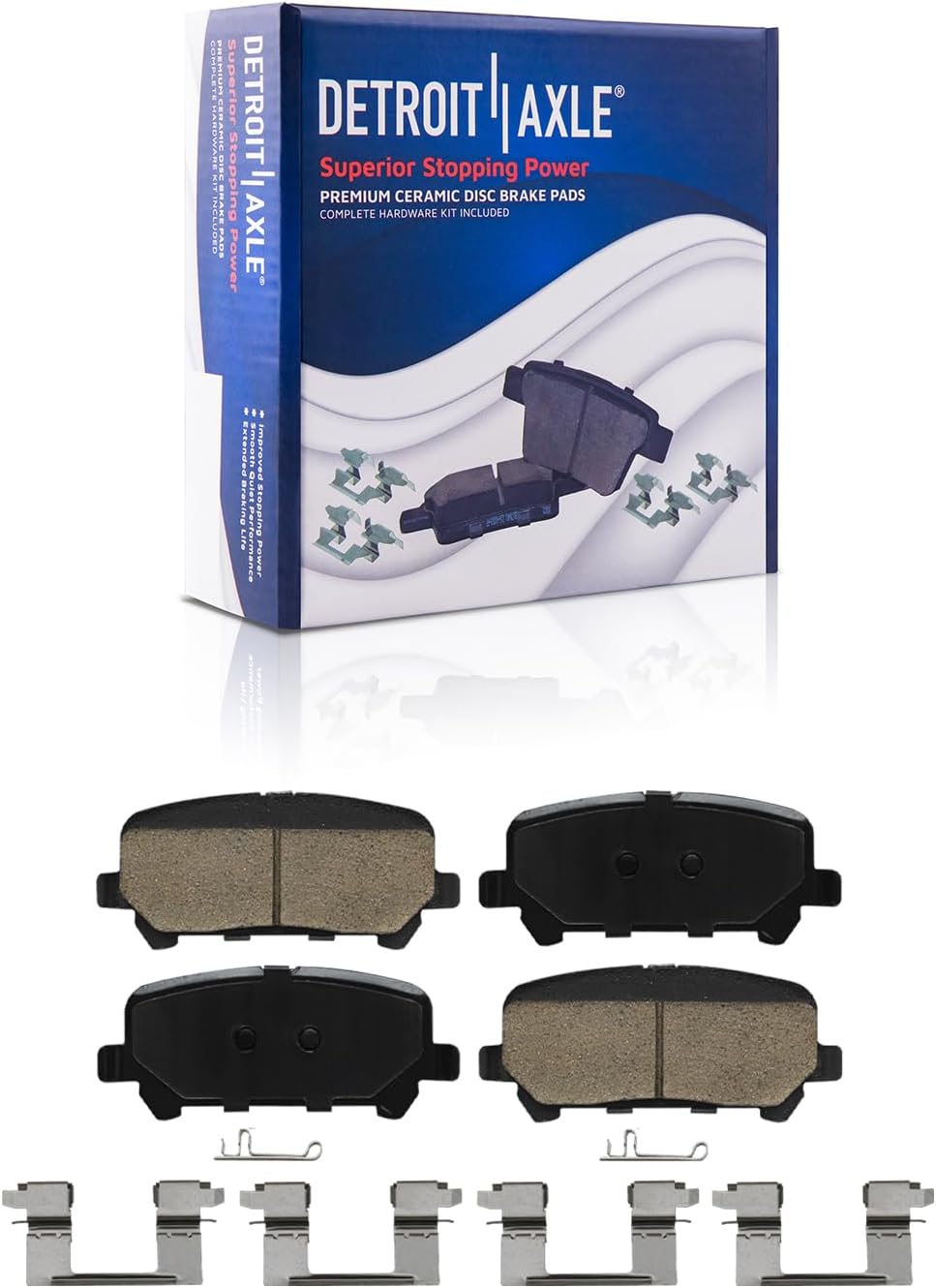 Detroit Axle - Front  Rear Rotors Brake Pads for 2015-20 Chevy Colorado Canyon — image 7