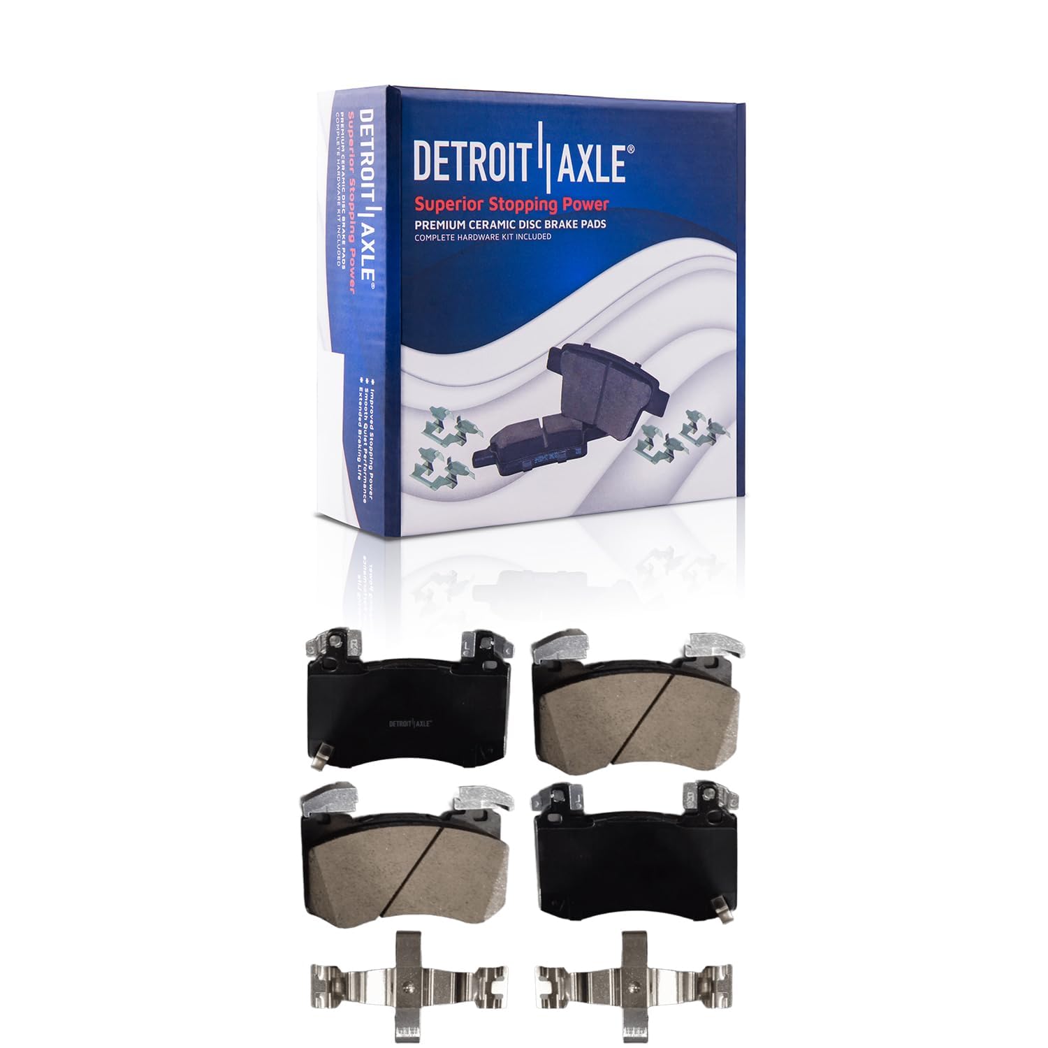 Detroit Axle - Front  Rear Rotors Brake Pads for 18-22 Kia Stinger Genesis G70 — image 6