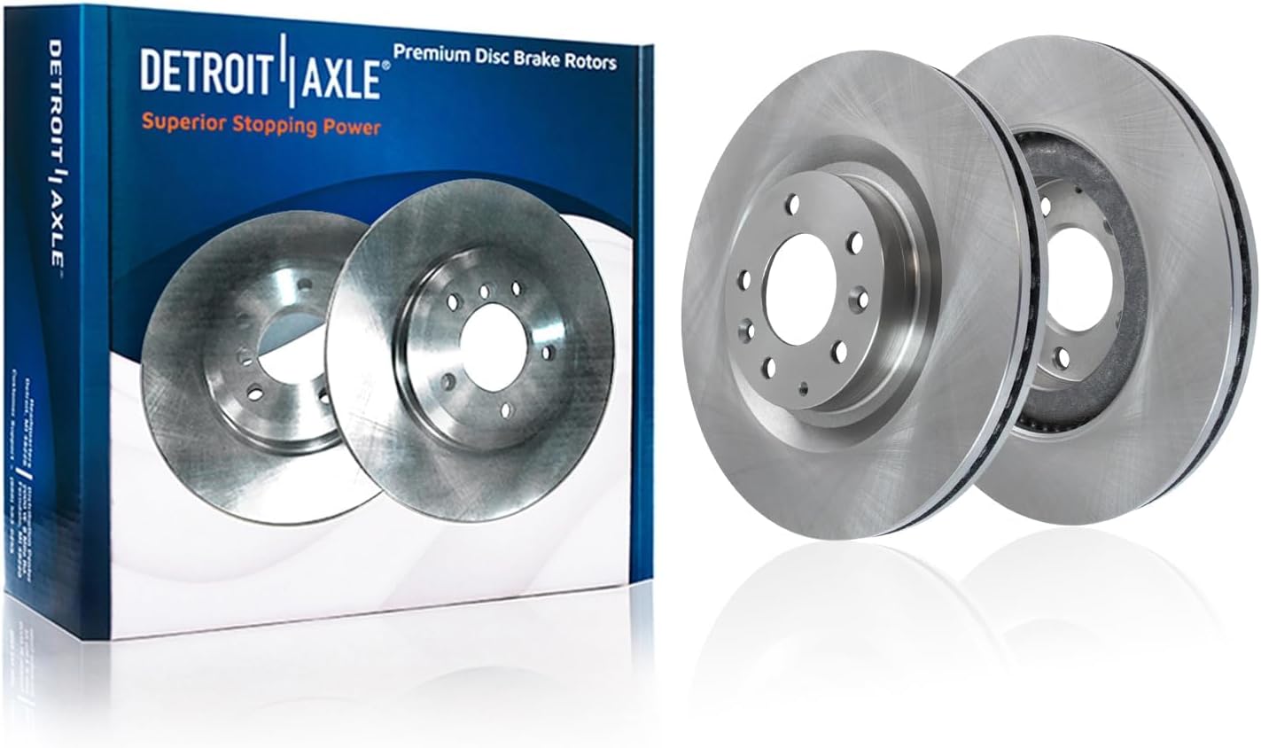 Detroit Axle - AWD Front  Rear Disc Rotors Brake Pads Kit for 2019 Mazda CX-5 — image 4