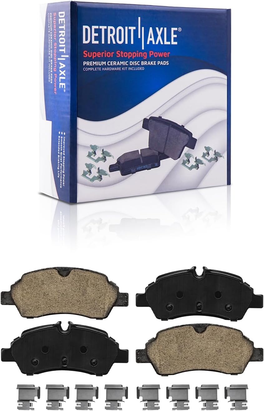 Detroit Axle - Front  Rear Disc Rotors Brake Pads for Transit-150 Transit-250 — image 7