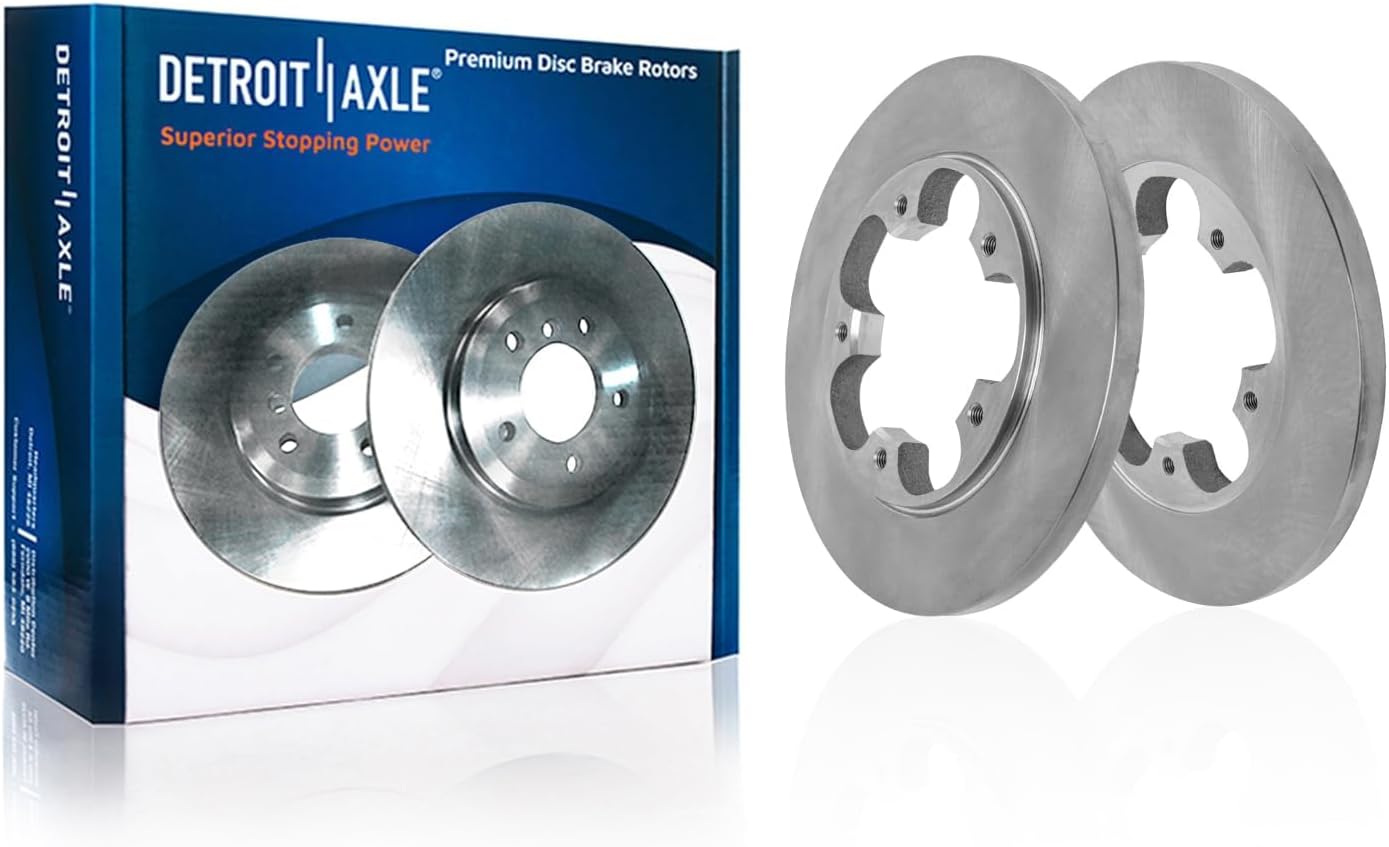 Detroit Axle - Front  Rear Disc Rotors Brake Pads for Transit-150 Transit-250 — image 5