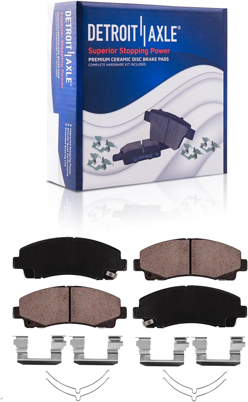 Detroit Axle - Front  Rear Rotors Ceramic Brake Pads for 2015-2020 Acura TLX — image 6