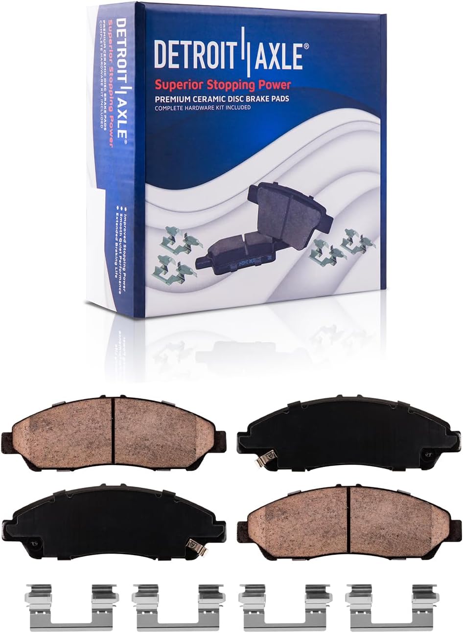 Detroit Axle - Front  Rear Disc Rotors Ceramic Brake Pads Kit for Acura RLX — image 6