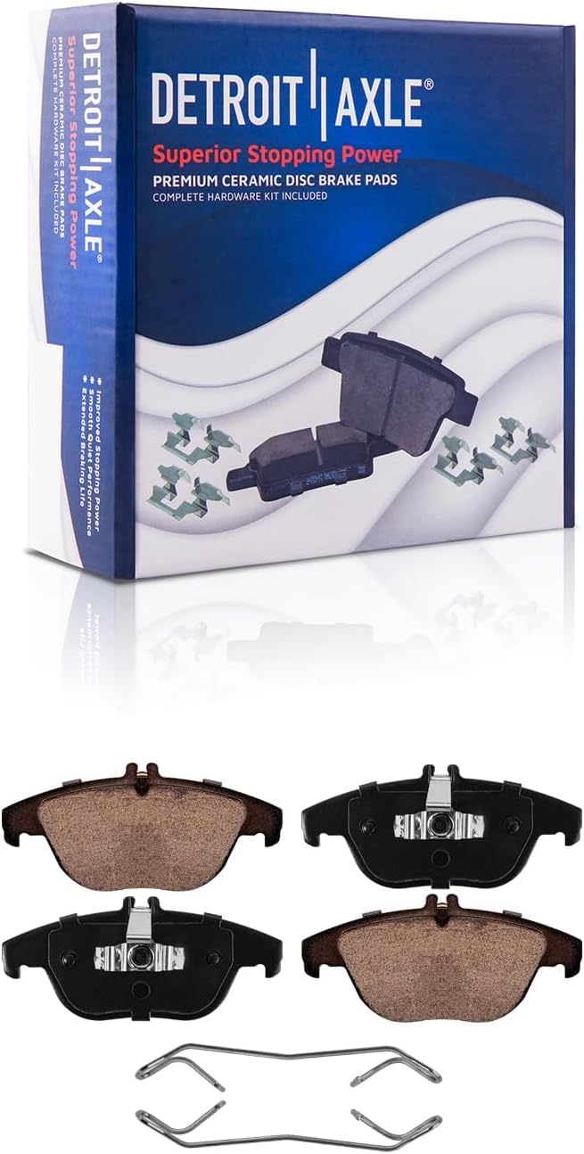 Detroit Axle - Front  Rear Disc Rotors Brake Pads for Mercedes-Benz C350 E350 — image 6