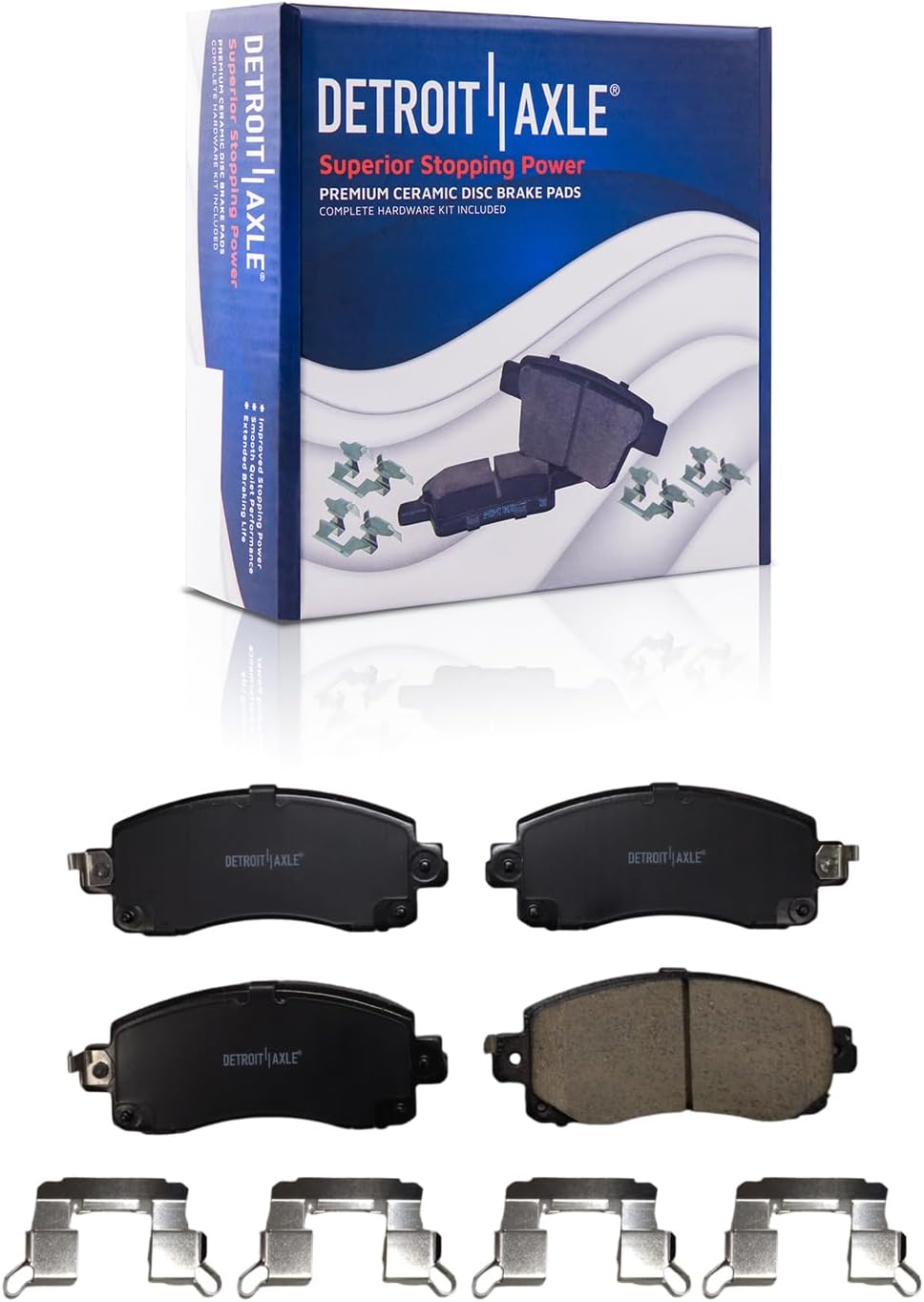 Detroit Axle - Front  Rear Rotors Brake Pads for 2020-23 Subaru Outback Legacy — image 5