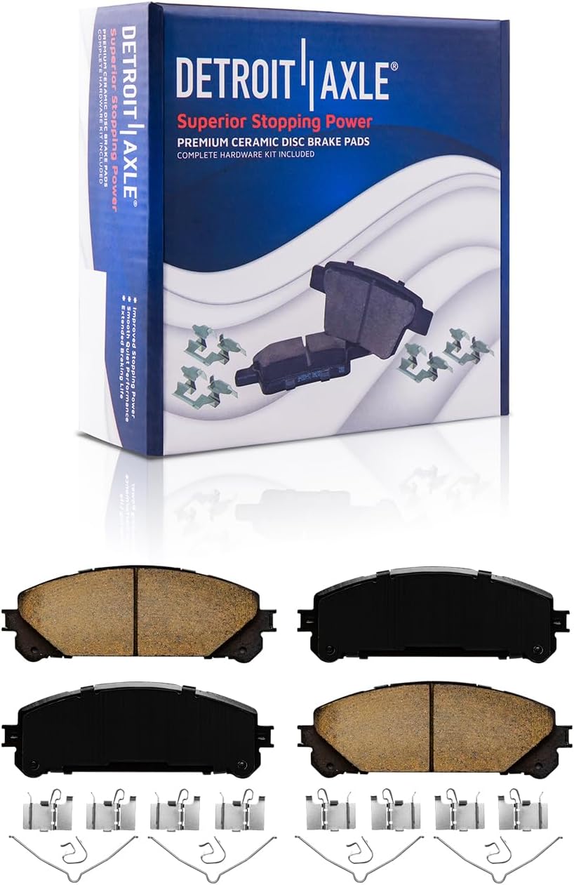 Detroit Axle - Front  Rear Drilled Rotors Brake Pads for NX200t NX300 NX300h — image 6