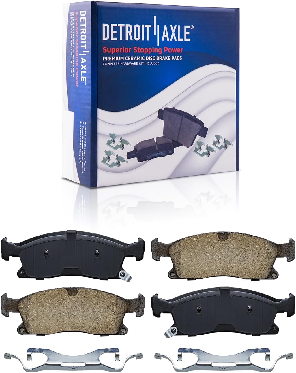 Detroit Axle - Front  Rear Rotors Ceramic Brake Pads for GLE300d GLE350 ML350 — image 6