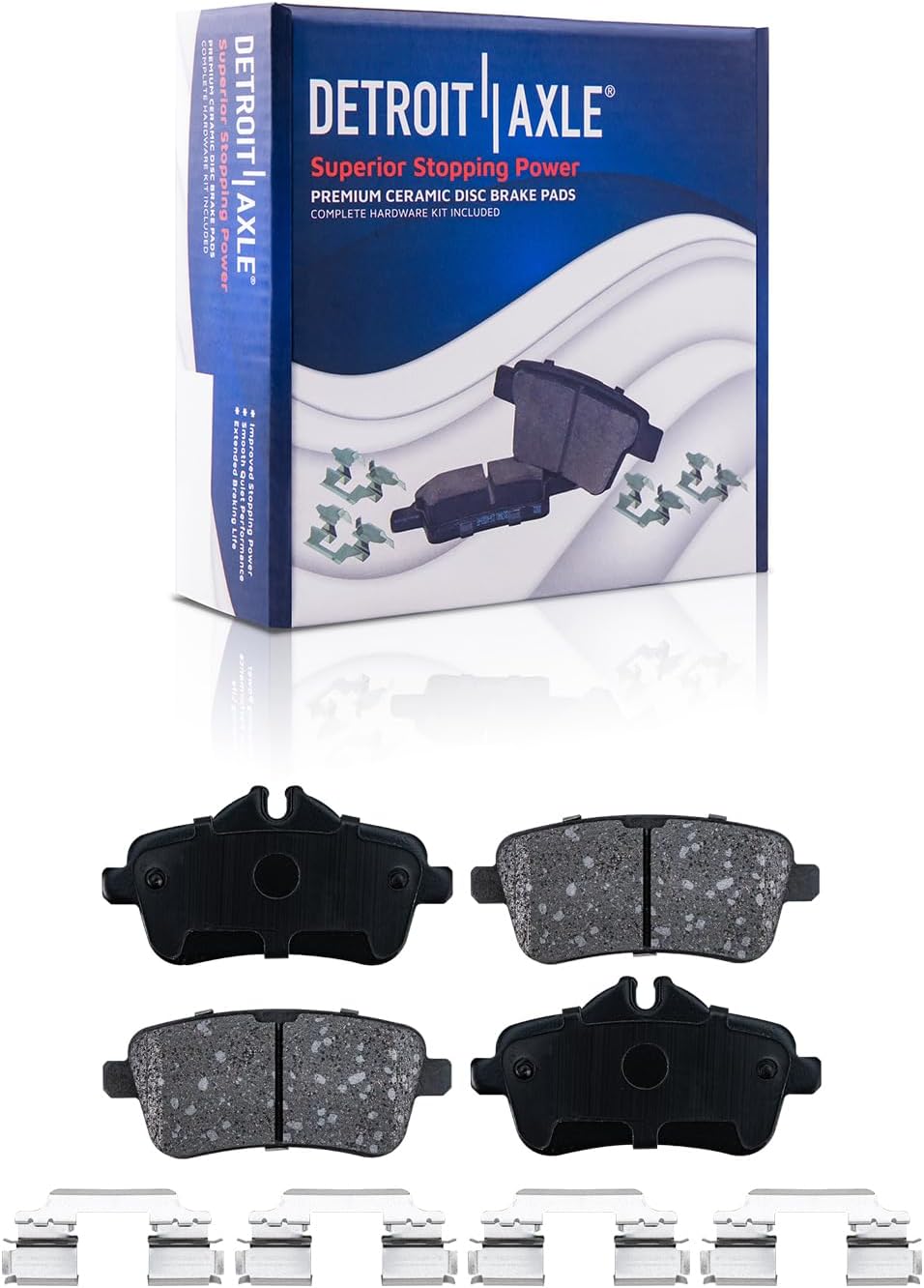 Detroit Axle - Front  Rear Drilled Rotors Brake Pads for GLE300d GLE350 ML350 — image 6