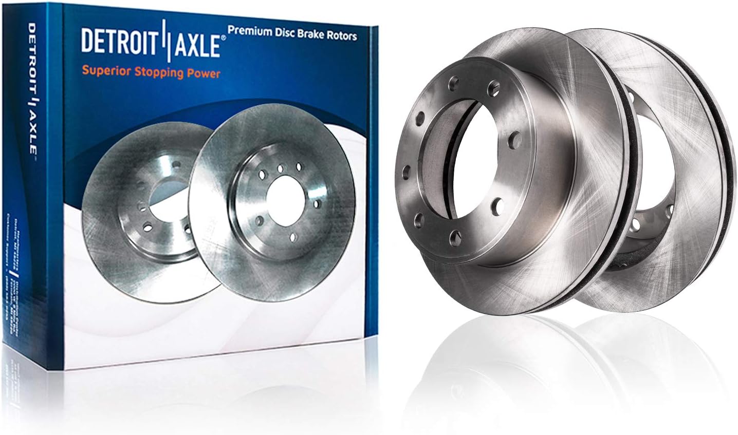Detroit Axle - Front  Rear Rotors Brake Pads for 2013-2021 Ford F-250 F-350 SD — image 5