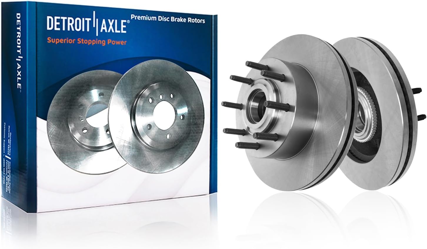 Detroit Axle - Front  Rear Rotors Brake Pads for 2013-2021 Ford F-250 F-350 SD — image 4