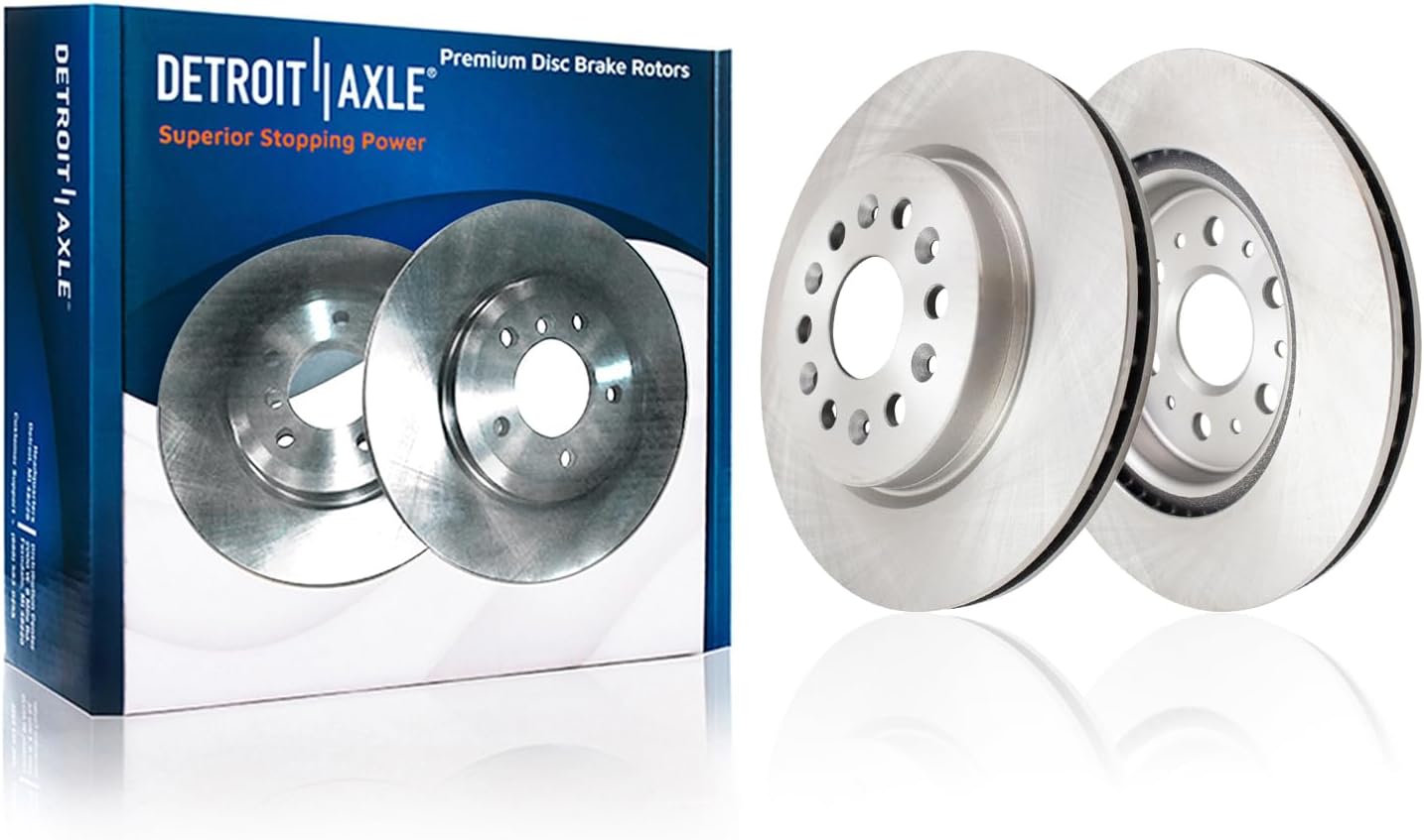 Detroit Axle - Front  Rear Disc Rotors Brake Pads for GMC Acadia Buick Enclave — image 5